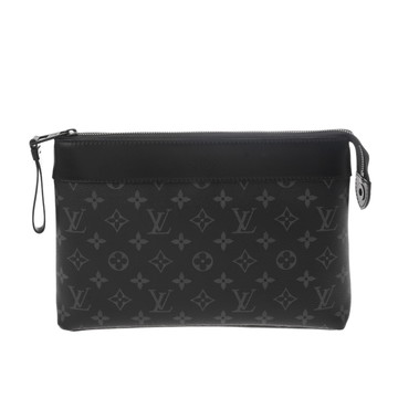 ルイ ヴィトン モノグラムエクリプス ポシェット ヴォワヤージュ スープル ブラック M82543 モノグラムキャンバス メンズ バッグ 【中古】【bag】