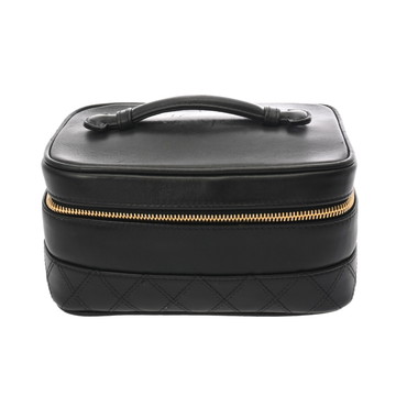 シャネル ビコローレ バニティ ブラック A01618 ラムスキン レディース バッグ 【中古】【bag】