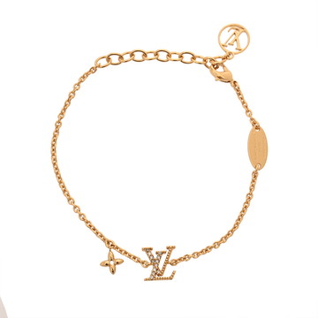 ルイ ヴィトン ブレスレット LV アイコニック ゴールド M00587 メタル/ストラス レディース ジュエリー 【中古】【jewelry】
