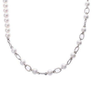 ミキモト Mコードリベルテネックレス シルバー シルバー レディース ジュエリー 【中古】【jewelry】