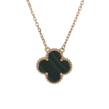 ヴァン クリーフ&アーペル ヴィンテージアルハンブラ ネックレス  シルバー VCARO9VA00 K18イエローゴールド YG レディース ジュエリー 【中古】【jewelry】