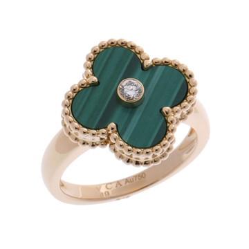 ヴァン クリーフ&アーペル ヴィンテージアルハンブラリング #49 ゴールド K18イエローゴールド YG レディース ジュエリー 【中古】【jewelry】