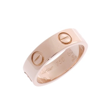 カルティエ ラブリング ＃50 ゴールド K18ピンクゴールド PG レディース ジュエリー 【中古】【jewelry】