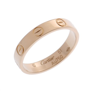 カルティエ ミニラブリング #51 ゴールド CRB4085061 K18イエローゴールド YG レディース ジュエリー 【中古】【jewelry】