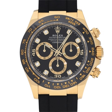 ロレックス コスモグラフ デイトナ 116518LNG ブラック/ダイヤモンド メンズ 時計 【中古】【wristwatch】