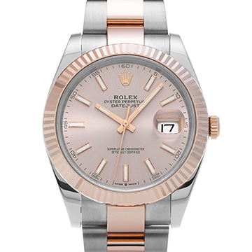 ロレックス デイトジャスト 41 126331 サンダスト メンズ 時計 【中古】【wristwatch】