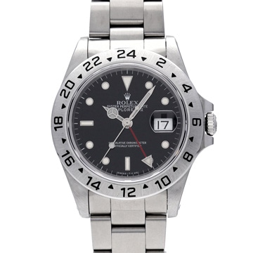 ロレックス エクスプローラーII 16570 ブラック メンズ 時計 【中古】【wristwatch】