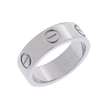 カルティエ ラブリング #48 シルバー Pt950プラチナ レディース ジュエリー 【中古】【jewelry】