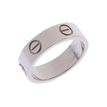 カルティエ ラブリング #52 シルバー K18ホワイトゴールド WG レディース ジュエリー 【中古】【jewelry】