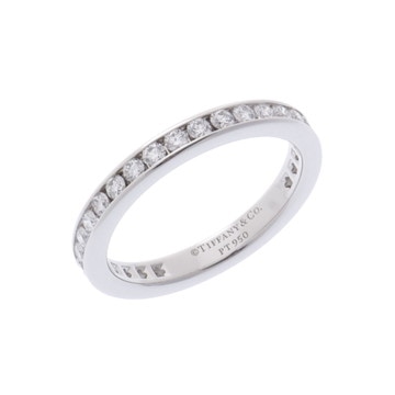 ティファニー チャネルセッティング フルエタニティ リング シルバー Pt950プラチナ レディース ジュエリー 【中古】【jewelry】