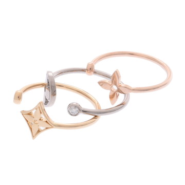 ルイ ヴィトン モノグラムイディール リング #53 ゴールド Q9F15E K18ピンクゴールド PG/K18ホワイトゴールド WG/K18イエローゴールド PG レディース ジュエリー 【中古】【jewelry】