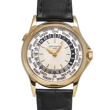 パテック フィリップ ワールドタイム 5110J-001 シルバー メンズ 時計 【中古】【wristwatch】
