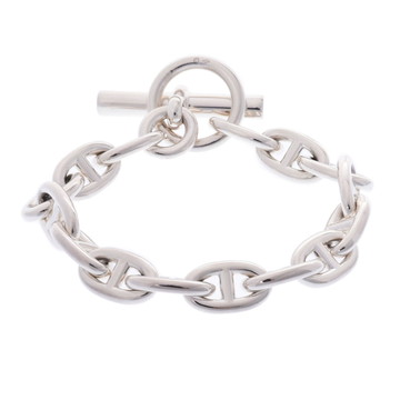 エルメス シェーヌダンクル MM 15コマ シルバー シルバー925 ユニセックス ジュエリー 【中古】【jewelry】