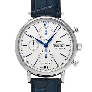 IWC ポートフィノ クロノグラフ IW391037 シルバー メンズ 時計 【中古】【wristwatch】