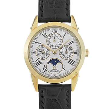 オメガ ルイ・ブラン II デラックス パーペチュアルカレンダー BA175.0302 ホワイト メンズ 時計 【中古】【wristwatch】