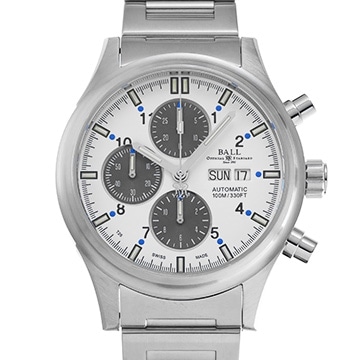 ボールウォッチ ストークマン CM1090C-SJ-WH1BE ホワイト/グレー メンズ 時計 【中古】【wristwatch】