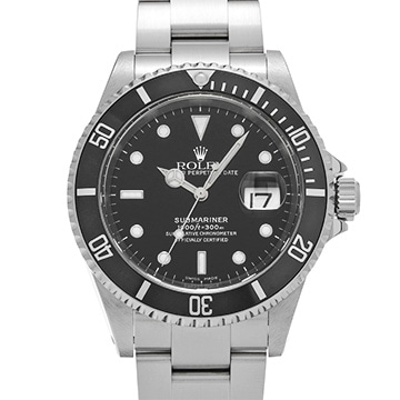 ロレックス サブマリーナ デイト 16610 ブラック メンズ 時計 【中古】【wristwatch】
