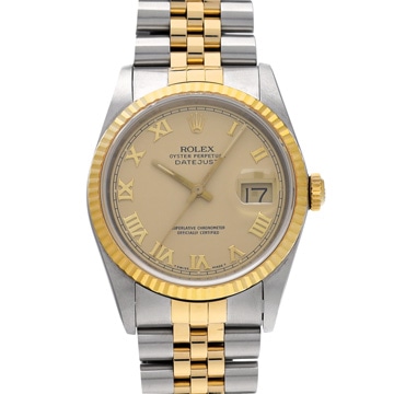ロレックス デイトジャスト 16233 シャンパン メンズ 時計 【中古】【wristwatch】