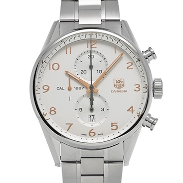 タグ ホイヤー カレラ キャリバー1887 クロノグラフ CAR2012.BA0796 シルバー メンズ 時計 【中古】【wristwatch】