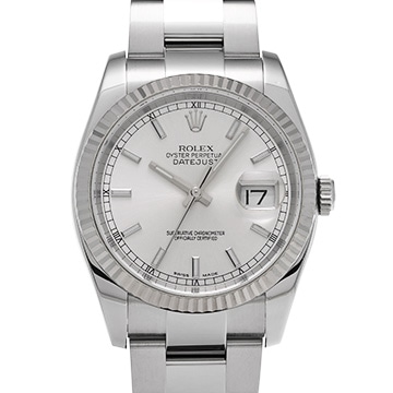 ロレックス デイトジャスト 116234 シルバー メンズ 時計 【中古】【wristwatch】