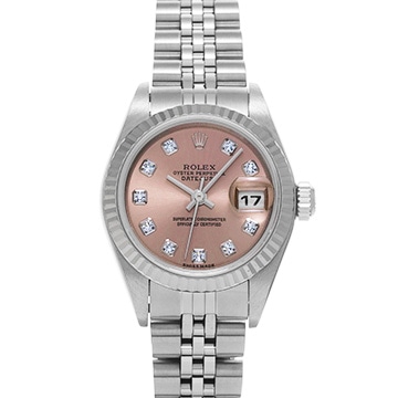ロレックス デイトジャスト 79174G ピンク/ダイヤモンド レディース 時計 【中古】【wristwatch】