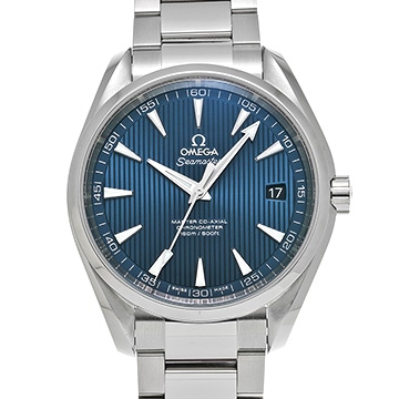 オメガ シーマスター アクアテラ マスターコーアクシャル 231.10.42.21.03.003 ブルー メンズ 時計 【中古】【wristwatch】