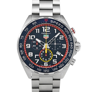 タグ ホイヤー フォーミュラ1 クォーツ クロノグラフ レッドブルレーシング CAZ101AL.BA0842 ブルー メンズ 時計 【中古】【wristwatch】