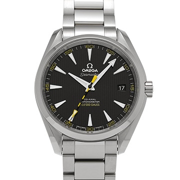 オメガ シーマスター アクアテラ コーアクシャル 15,000ガウス 231.10.42.21.01.002 ブラック メンズ 時計 【中古】【wristwatch】