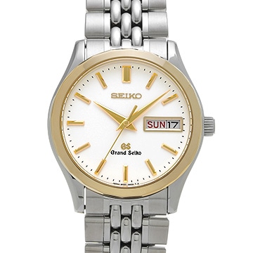 グランドセイコー デイデイト SBGT002 ホワイト メンズ 時計 【中古】【wristwatch】