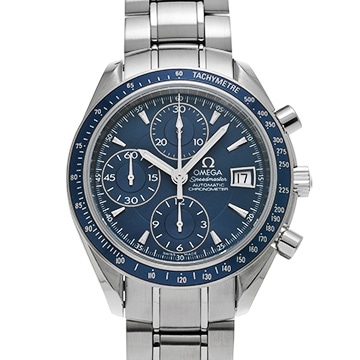 オメガ スピードマスター デイト 3212.80 ブルー メンズ 時計 【中古】【wristwatch】