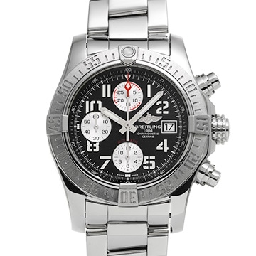 ブライトリング アベンジャー II クロノグラフ A1338111/BC33 ブラック/シルバー メンズ 時計 【中古】【wristwatch】