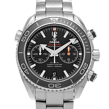 オメガ シーマスター プラネットオーシャン 600 コーアクシャル クロノグラフ 232.30.46.51.01.001 ブラック メンズ 時計 【中古】【wristwatch】