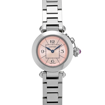 カルティエ ミスパシャ W3140008 ピンク レディース 時計 【中古】【wristwatch】