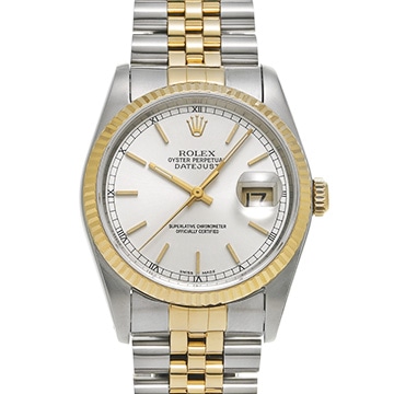 ロレックス デイトジャスト 16233 シルバー メンズ 時計 【中古】【wristwatch】