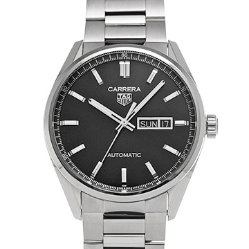 タグ ホイヤー カレラ キャリバー5 デイデイト WBN2010.BA0640 ブラック メンズ 時計 【中古】【wristwatch】