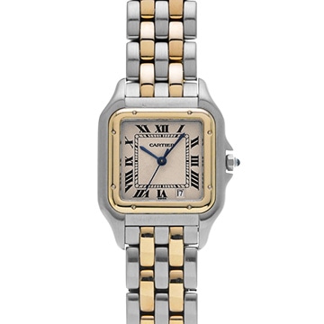カルティエ パンテール MM W25028B6 アイボリー ユニセックス 時計 【中古】【wristwatch】