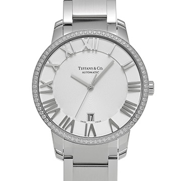 ティファニー アトラス ドーム Z1801.68.10B21A00A ホワイト メンズ 時計 【中古】【wristwatch】