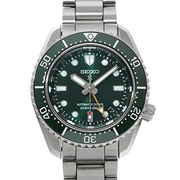セイコー プロスペックス ダイバースキューバ 1968 メカニカルダイバーズ 現代デザイン GMT SBEJ009 グリーン メンズ 時計 【中古】【wristwatch】
