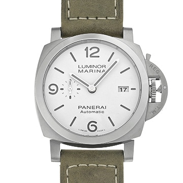 パネライ ルミノールマリーナ 44mm PAM01314 ホワイト メンズ 時計 【中古】【wristwatch】