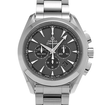 オメガ シーマスター アクアテラ コーアクシャル クロノグラフ 231.10.44.50.06.001 グレー/ブラック メンズ 時計 【中古】【wristwatch】