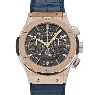 ウブロ クラシックフュージョン アエロフュージョン キングゴールド 525.OX.0180.LR スケルトン メンズ 時計 【中古】【wristwatch】