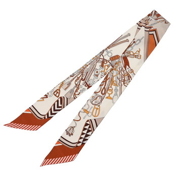 エルメス ツイリー BOUQUETS SELLIER マルチカラー 062842S シルク100％ レディース 【新品】【other】