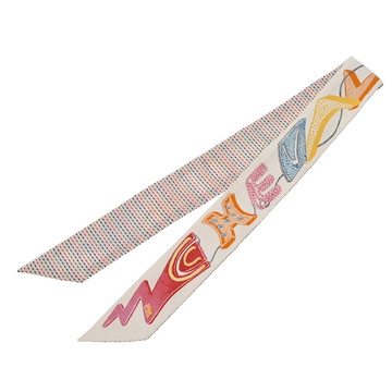 エルメス ツイリー CHEVALOSCOPE NEON マルチカラー 853954S シルク100％ レディース 【新品】【other】