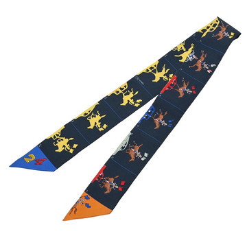 エルメス ツイリー HERMES PARADE ネイビー 064150S マルチカラー レディース 【新品】【other】