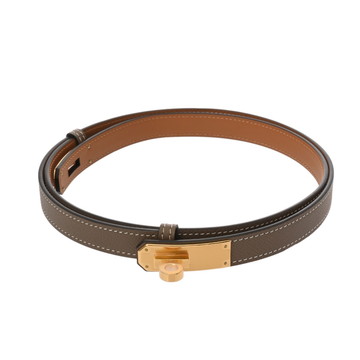 エルメス ベルト ケリー 18 エトゥープ ヴォーエプソン レディース 【未使用】【other】