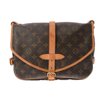 ルイ ヴィトン モノグラム ソミュール 30 ブラウン M42256 モノグラムキャンバス レディース バッグ 【中古】【bag】