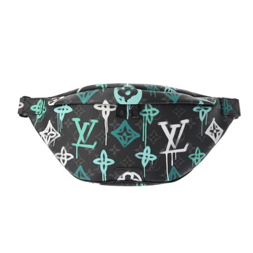 ルイ ヴィトン モノグラムエクリプスグラフィティ ディスカバリー バムバッグ PM ブラック M21397 モノグラムキャンバス メンズ バッグ 【中古】【bag】