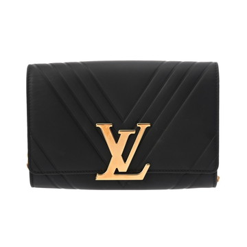 ルイ ヴィトン ポシェット ルイーズ GM ノワール レザー ユニセックス バッグ 【中古】【bag】