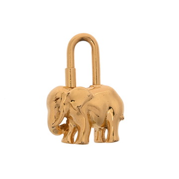 エルメス カデナ エレファントモチーフ 1997年限定 ゴールド GP ユニセックス 【中古】【other】