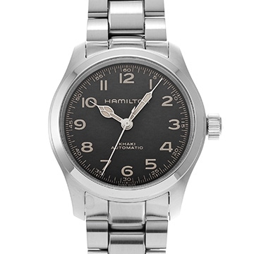 ハミルトン カーキ フィールド マーフ H70405130 ブラック メンズ 時計 【中古】【wristwatch】
